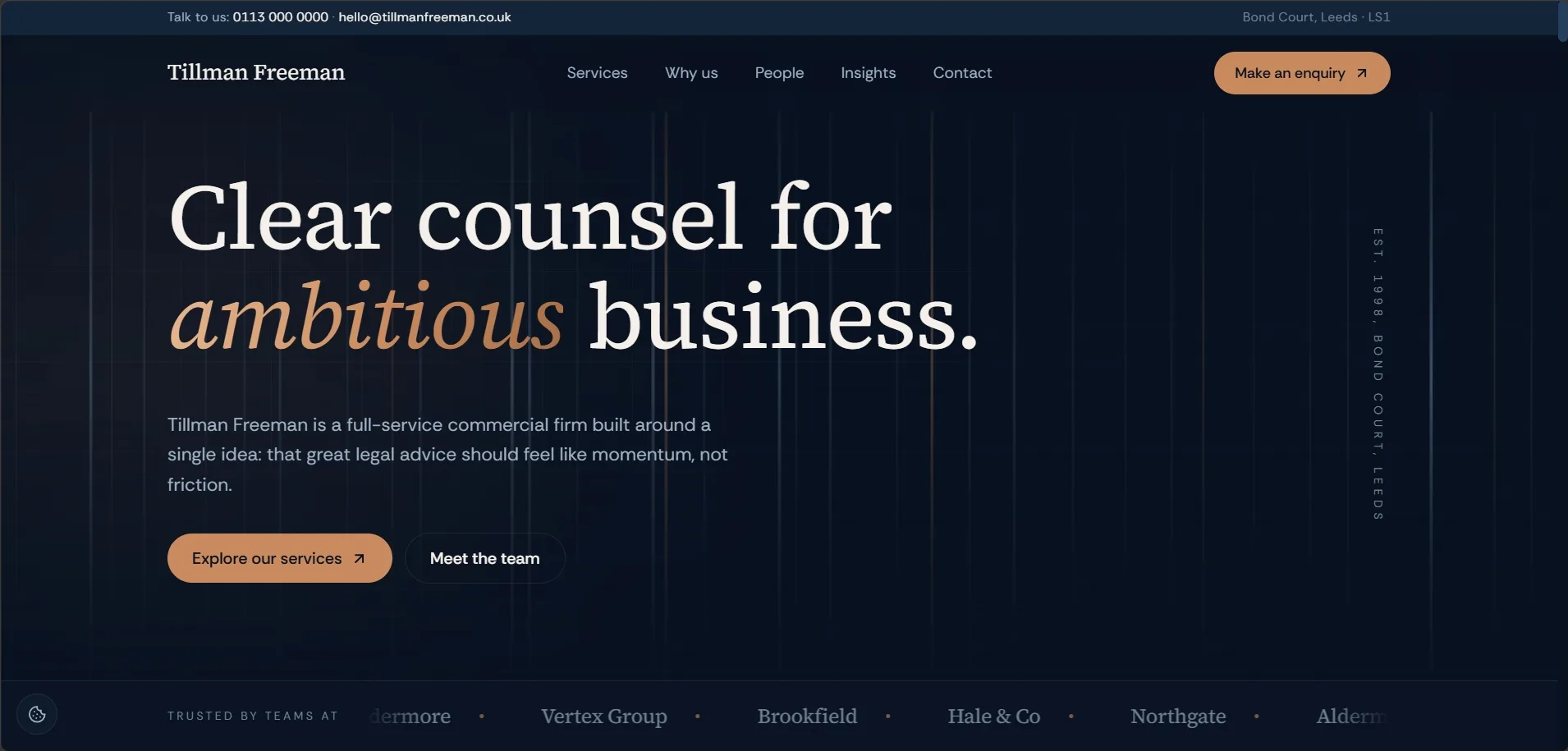 Law firm website design